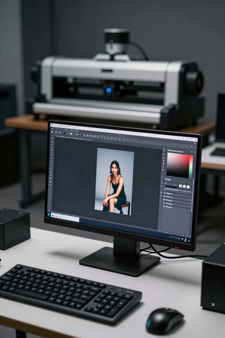 扫描精修 · Scanning & Retouching